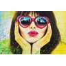 Quadro Decorativo A Cara Da Felicidade Miame Ilustrativo - 3