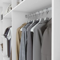 Guarda Roupa Easy Max 2 Portas C/ Espelho Branco Lopas - 5
