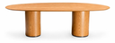 Ver imagem 4 de Mesa Jantar Orgânica Aylin 210x120cm Freijó- Duo Cone Freijó