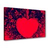 Quadro Decorativo Coração Vermelho De Amor - 1