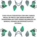 Ver imagem 7 de Kit para Banheiro 4 Peças em Ferro com Rosas:verde