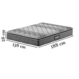 Colchão Casal Probel CASAL GUARDA COSTAS PROINTENSE PLUS D33 28cmX1,88mX1,38m CBA PROBEL - 3