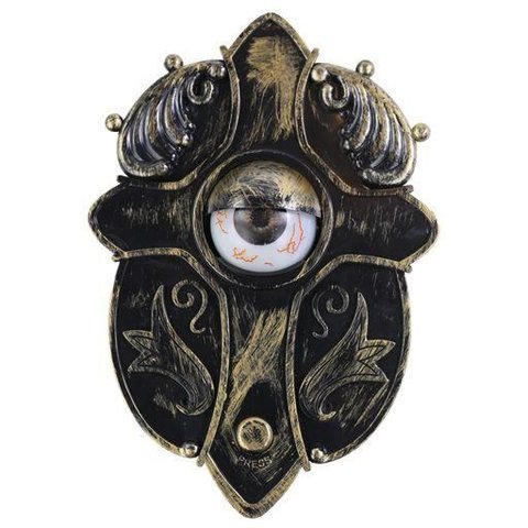 Campainha Halloween Olho Sombrio Som e Movimento