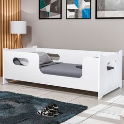 Cama Solteiro Montessori Proteção Grade Lateral Colchão D20 - 4