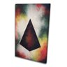 Quadro Decorativo Piramide Ilustrativo Abstrato de Sala - 1