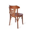 Ver imagem 3 de Cadeira Salvador Sala de Jantar Cozinha Luxo Castanho