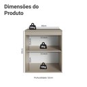 Ver imagem 3 de Balcão de Cozinha 60cm 1 Porta Suspenso Nice Madesa