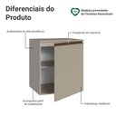 Ver imagem 4 de Balcão de Cozinha 60cm 1 Porta Suspenso Nice Madesa