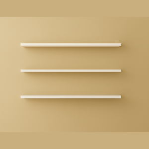 Kit 3 Prateleiras Branca 30x15 Quarto Sala Cozinha Decoração