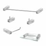 Acessórios de Banheiro Aço Inox Escovado 332vip Alto Padrão - 2