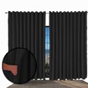 Ver imagem 3 de cortina pé direito Paris ilhios 5,50 x 4,30 de varão preto