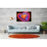 Quadro Decorativo Coração em Uma Arte Estilo Moderna - 2