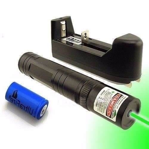 Lanterna Laser Pointer Verde com Bateria e Carregador 98.000 - 2