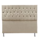 Ver imagem 1 de Cabeceira King 1,95m Madrid Suede - Pallazio - Bege