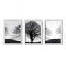 Conjunto 3 Quadros Decorativos Árvore Escura Los Quadros - 1