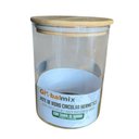 Ver imagem 1 de Pote de Vidro Circular Hermético Multiuso com Tampa de Bambu - 800ml