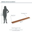 Ver imagem 3 de Prateleira Prime 180 cm Incolar Cedro
