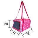 Ver imagem 5 de Bolsa de Transporte e Viagem Aeroporto Pet Simon Impermeável:pink