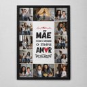 Ver imagem 2 de Quadro Mãe como É Grande o Meu Amor 12 Fotos com Moldura Preto
