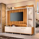 Ver imagem 1 de Estante Home Hb Móveis Titan 2.0 para Tv de até 60 Polegadas com Prateleira e Nicho