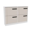 Ver imagem 2 de Sapateira Lisboa 4 Portas Creme/branco - Politorno