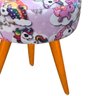 Puff Decorativo Lavínia Unicornio Pés Palito Castanhos - 2