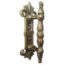 Ver imagem 1 de Puxador Em Bronze Modelo Antigo Com Espelho Portas Portões