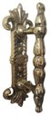Ver imagem 1 de Puxador Em Bronze Modelo Antigo Com Espelho Portas Portões