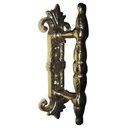 Ver imagem 2 de Puxador Em Bronze Modelo Antigo Com Espelho Portas Portões