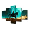 Quadro decorativo sala quarto parede arya stark - 1