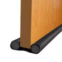 Ver imagem 1 de Veda Porta Protetor Rolinho Impermeável Ajustável 90 Cm Preto