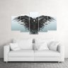 Quadro decorativo sala quarto parede Corvo - 2