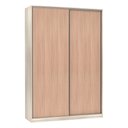 Ver imagem 1 de Guarda-roupa Solteiro Luciane 2 Portas de Correr 3 Gavetas Prime Plus 160 Cm