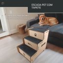 Ver imagem 3 de Escadinha para Cachorro Pet Escada para Cachorro 3 Degraus
