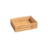 CAIXA VAZADA DE BAMBU EMPILHÁVEL 15,1X11X4,5CM - OIKOS - 1