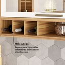 Ver imagem 7 de Armário de Cozinha com Balcão e Tampo 7 Portas 5 Gavetas Pérola 100% Mdf Vidro Reflecta Amêndoa/bran