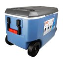 Ver imagem 1 de CAIXA TÉRMICA XTREME 5 AZUL COM RODAS 58 LITROS COLEMAN