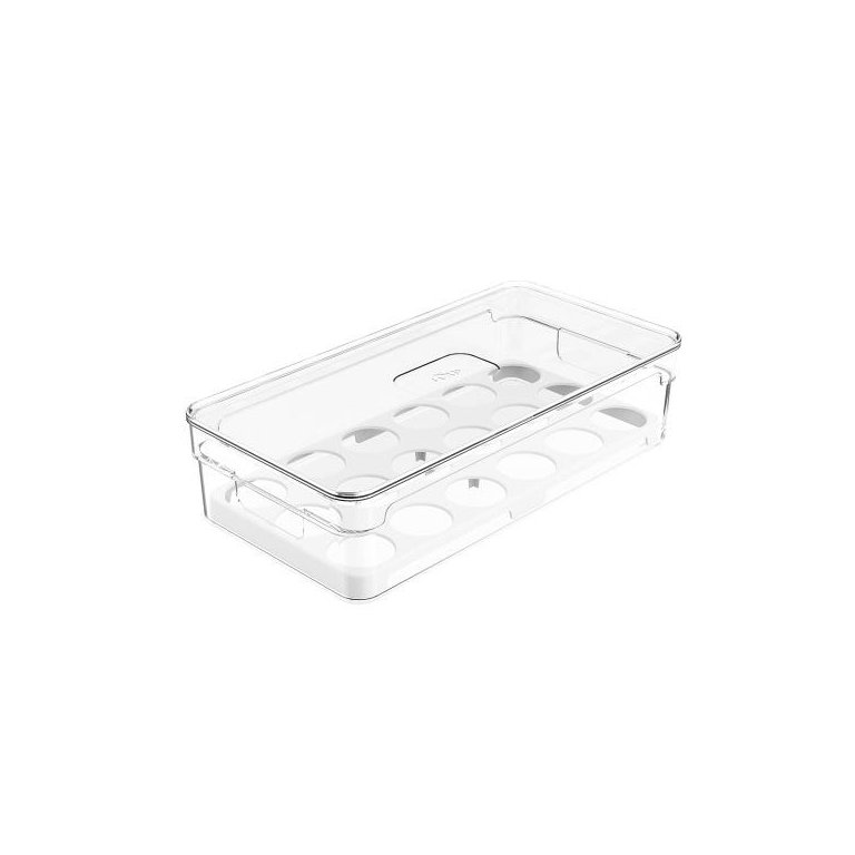 ORGANIZADOR DE OVOS CLEAR FRESH NATURAL
