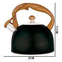 Ver imagem 6 de Chaleira Wood 2,5l Preta Mor