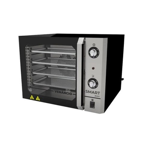 Forno Turbo Convector Elétrico Smart Basic 4 Painel Inox