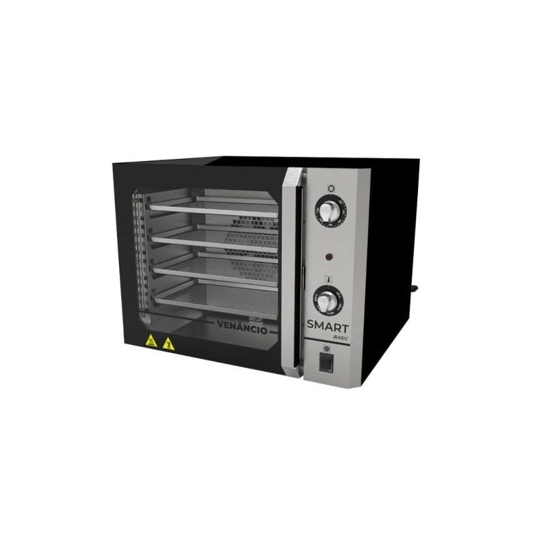 Forno Turbo Convector Elétrico Smart Basic 4 Painel Inox