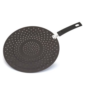 Tampa Para Fritura Antiaderente Preta 26 Cm