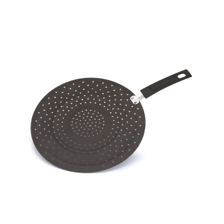Tampa Para Fritura Antiaderente Preta 26 Cm