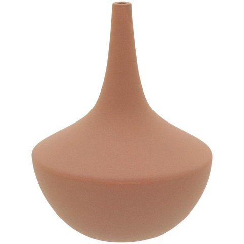 Emma Garrafa Decorativa 19x15x15cm Cerâmica Rose