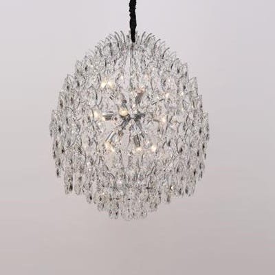 Lustre Pendente Starlux Cristal Transparente - 16 L - 1