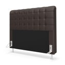 Ver imagem 2 de Cabeceira Rana 140 Casal Courino Marrom Aradecor