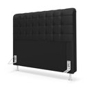 Ver imagem 2 de Cabeceira Rana 195 King Courino Preto Aradecor