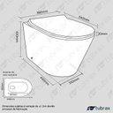 Ver imagem 7 de Vaso Sanitário Convencional Redondo Tubrax