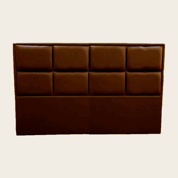 Cabeceira Decorativa Maia 195 Para Cama King Marrom Aradecor - 1