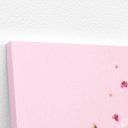 Ver imagem 3 de Quadro Vaso de Flores Rosa Minimalista Canvas 100x70cm
